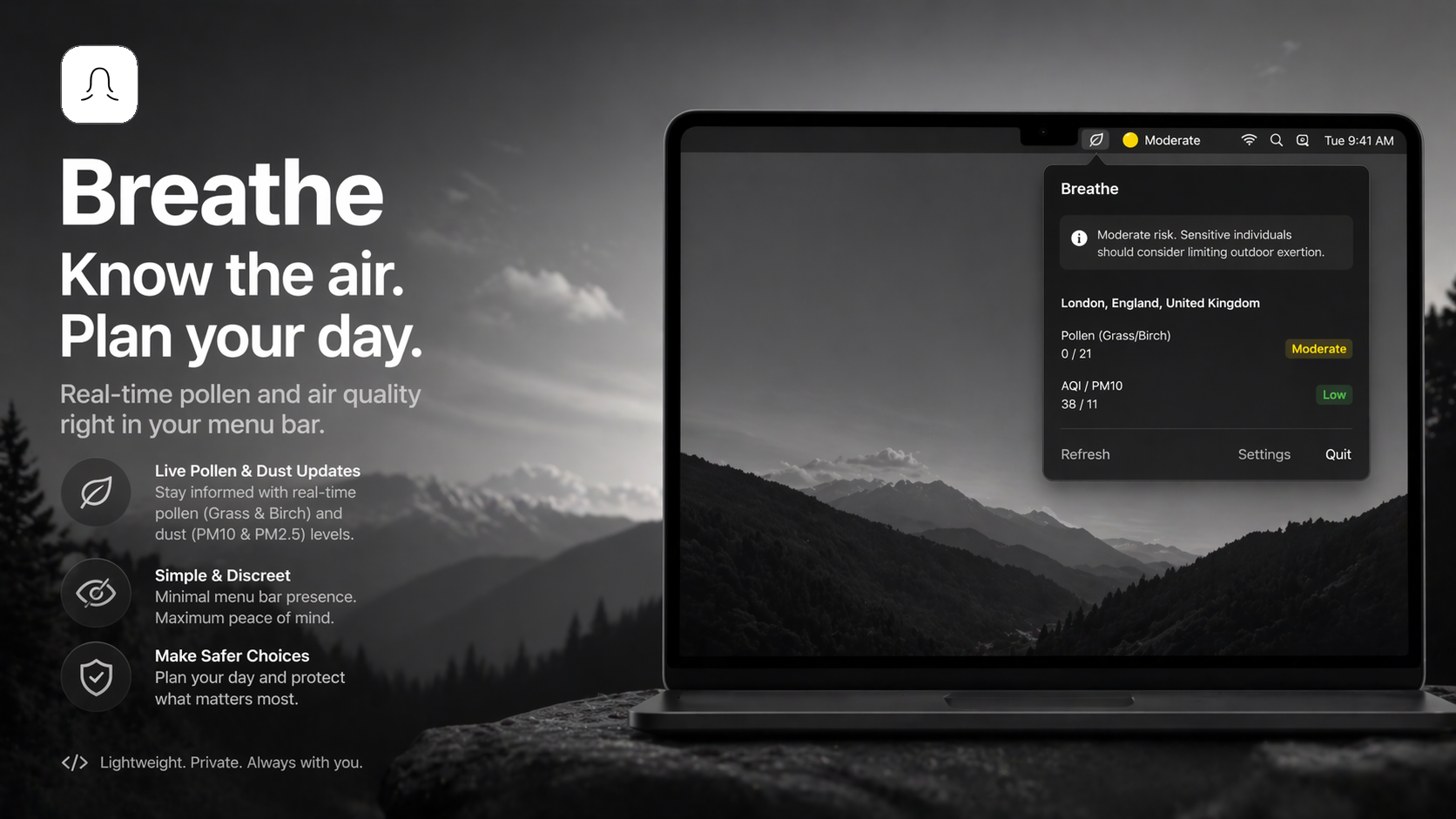 Breathe banner